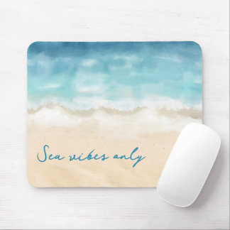 Mousepad Aquarela Abstrata Mar oceano