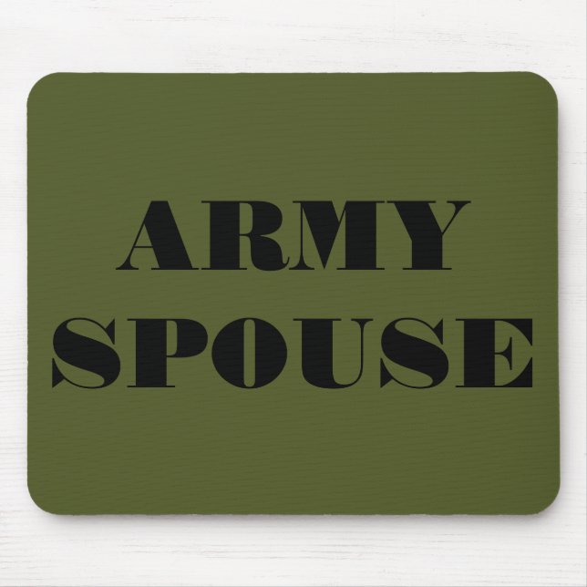 Mousepad Army Spouse (Front)