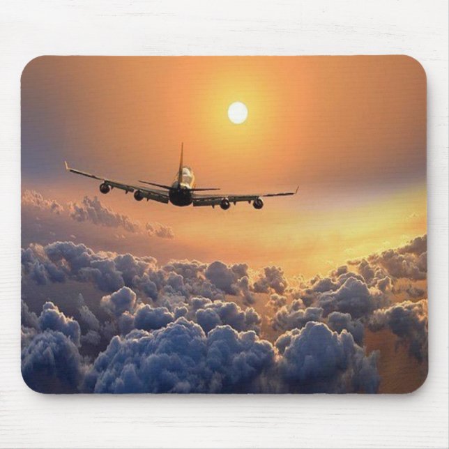 MousePad - Aviation with put-pity-sun (Front)
