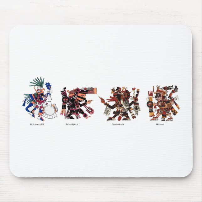 Mousepad: Aztec Pantheon Mouse Mat (Front)