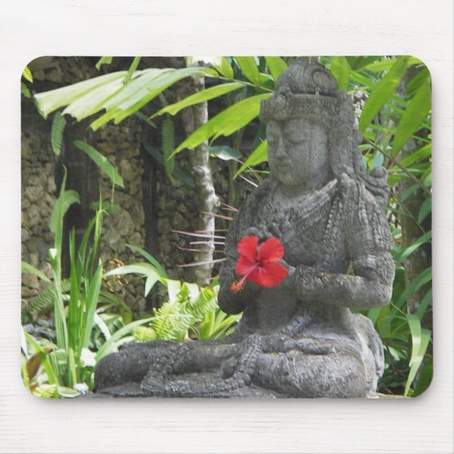 Mousepad: Bali Statue Mouse Mat (Front)