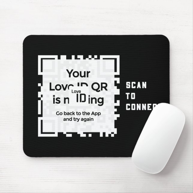 Mousepad - BLACK - QR - PURE Collection (With Mouse)