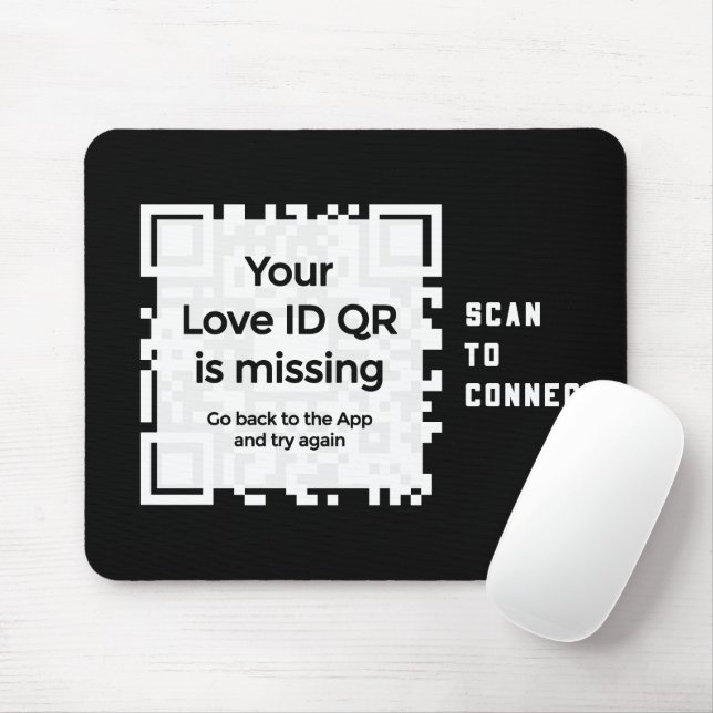 Mousepad - BLACK - QR - PURE Collection (With Mouse)