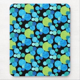 Mousepad, Blue Moons Pattern Mouse Mat