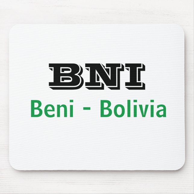 Mousepad BNI Beni Bolivia (Front)
