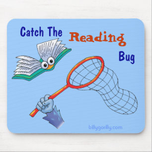 Mousepad_Catch The Reading Bug Mouse Mat