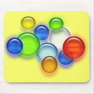 Mousepad - coloured bubbles