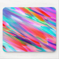 Mousepad Colourful digital art splashing
