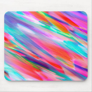 Mousepad Colourful digital art splashing