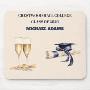 Mousepad-Custom Name Class Year Desk Accessory Mouse Mat