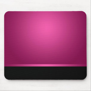 Mousepad Dark Hot Pink & Black Mousemat