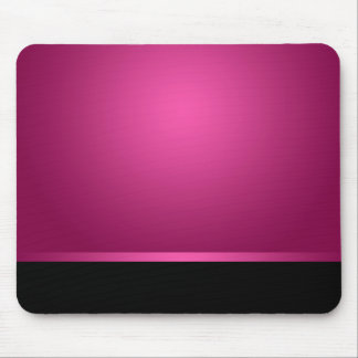 Mousepad Dark Hot Pink & Black Mousemat