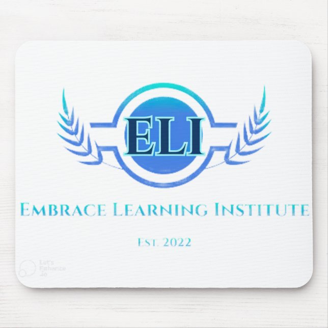 Mousepad – Embrace Learning Institute Logo (Front)