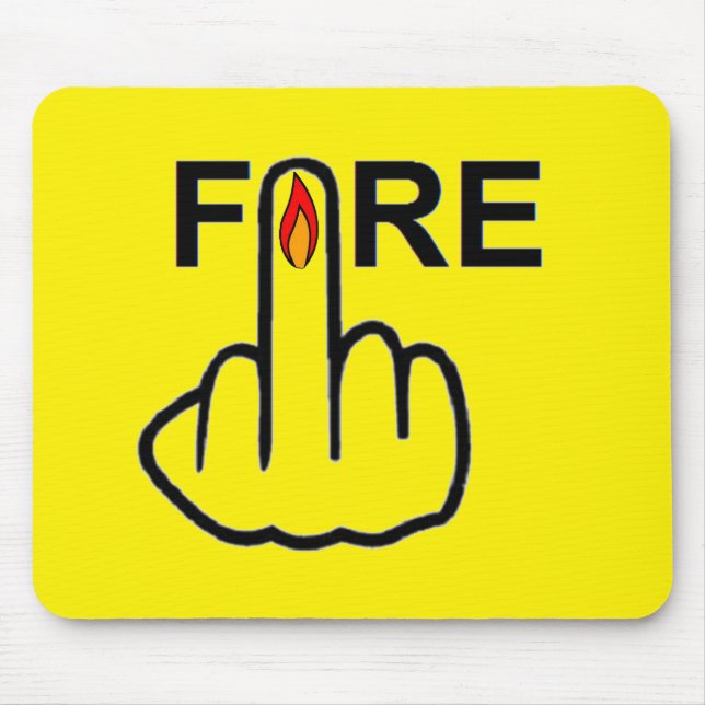 Mousepad Fire Flip (Front)