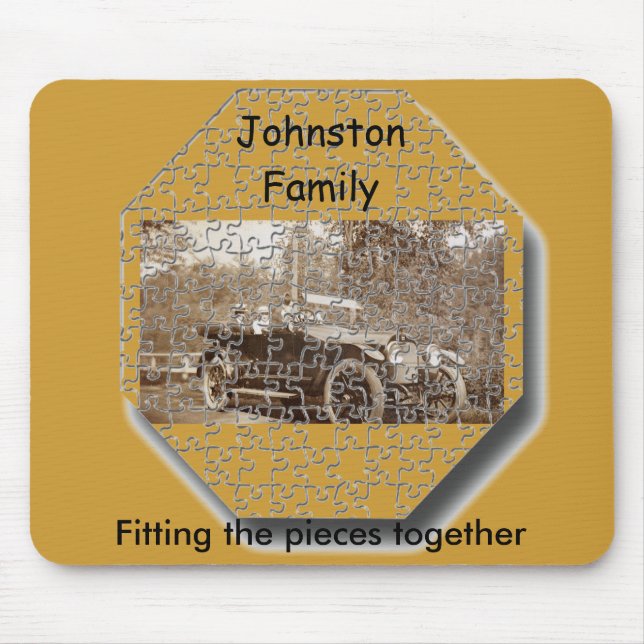 Mousepad - Fitting the pieces together (Front)