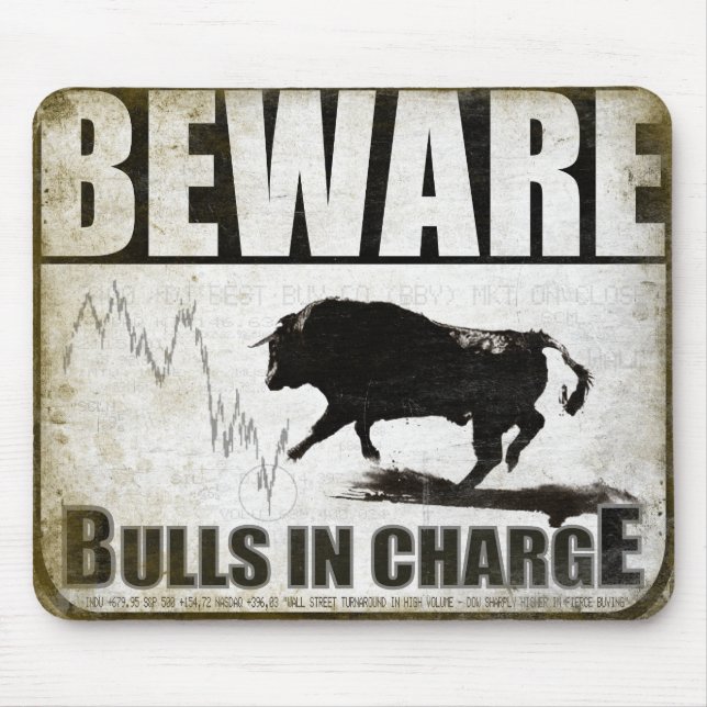 Mousepad for the Bull Market Investors (Front)