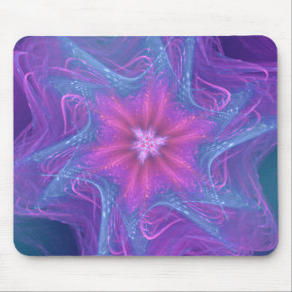 Mousepad Fractal Delicate Cyan Palette