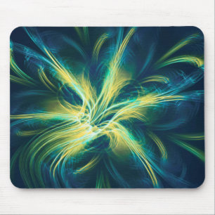 Mousepad Fractal Flower Blue Palette