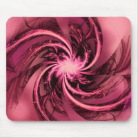 Mousepad Fractal Twisted Purple & Plum