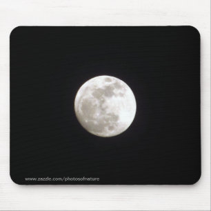 Mousepad - Full moon on clear night sky