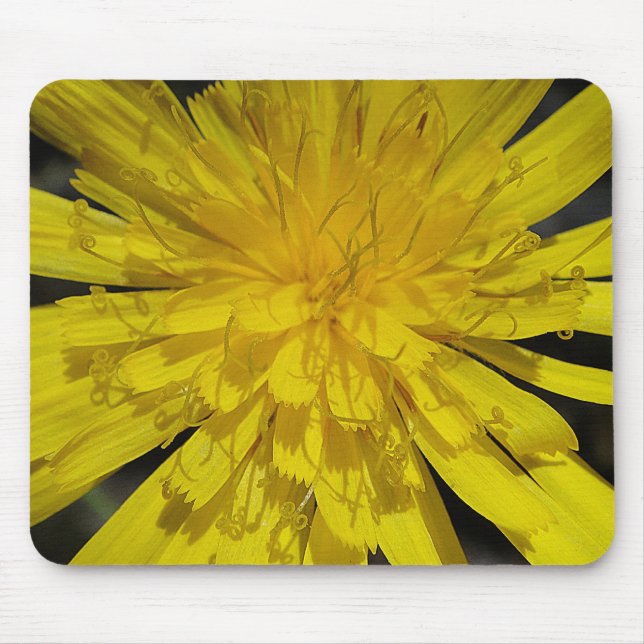 Mousepad gelbes Blütenzentrum (Front)