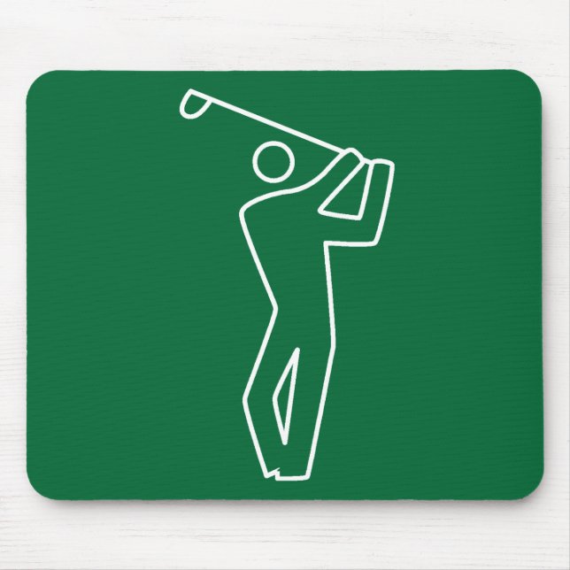 Mousepad - Golf Player (Front)
