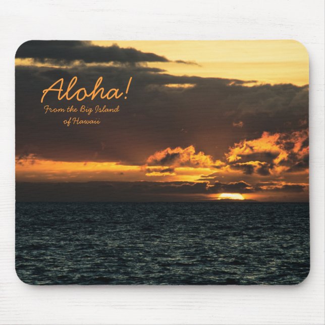 Mousepad: Hawaii Sunset Mouse Mat (Front)