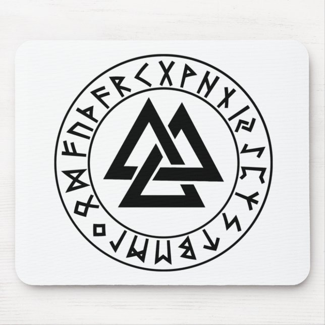 mousepad hor Tri-Triangle Rune Shield (Front)