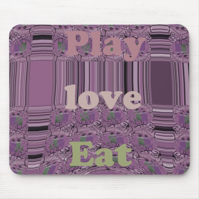 Mousepad Horizontal Template Lovely Cute and Nice (Front)