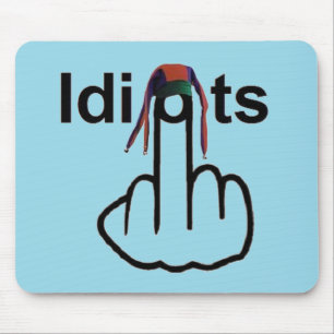 Mousepad Idiots Flip
