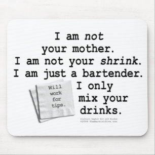 Mousepad - I'M A BARTENDER