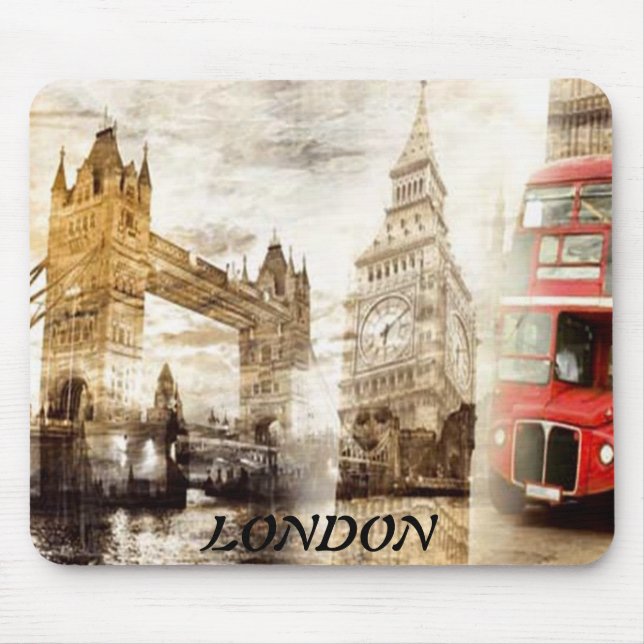 Mousepad Landscape London (Front)
