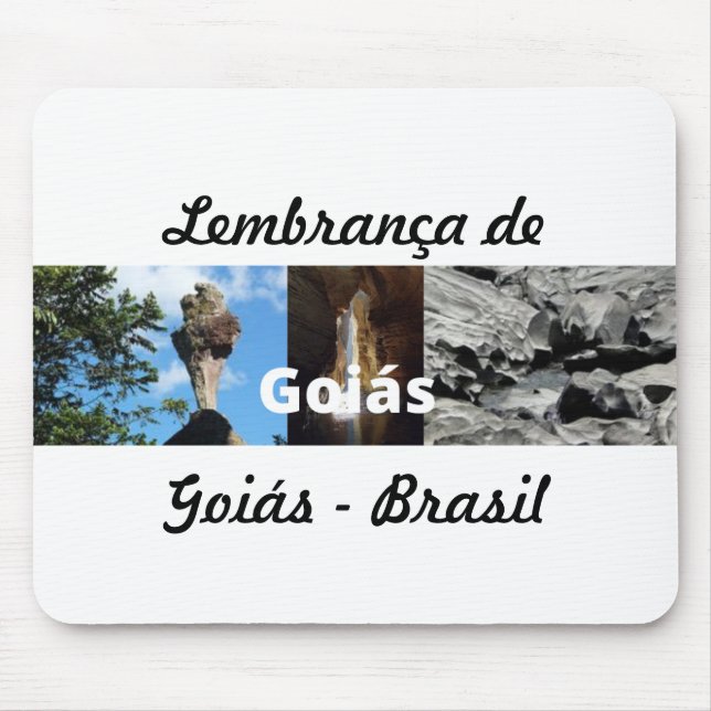 Mousepad lembrança de Goiás (Front)