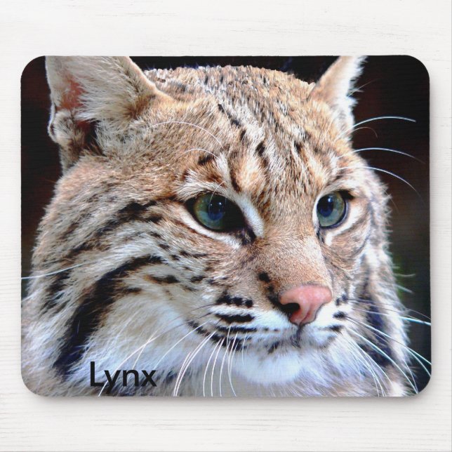 Mousepad, Lynx Up Close Mouse Mat (Front)