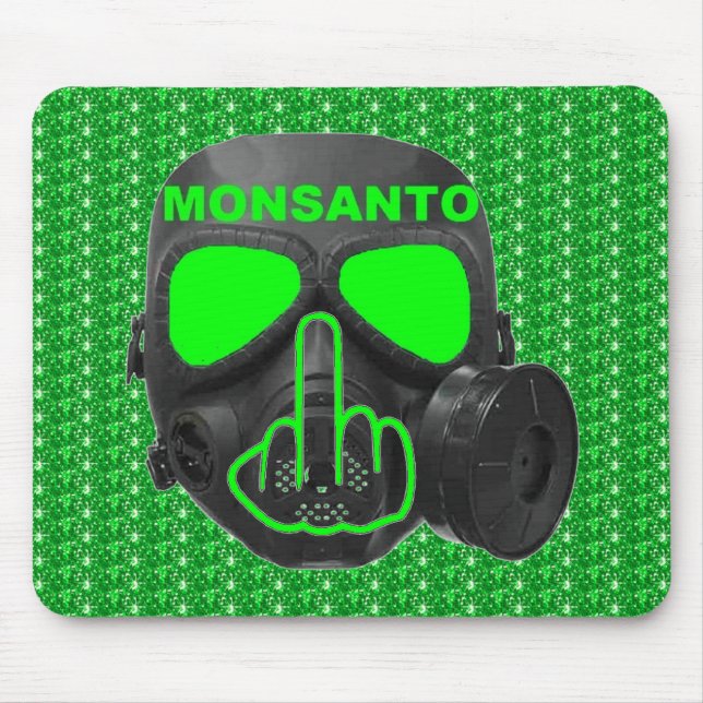 Mousepad Monsanto Gas Mask Flip (Front)