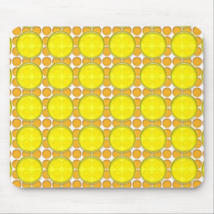 Mousepad - Orange and Yellow dots