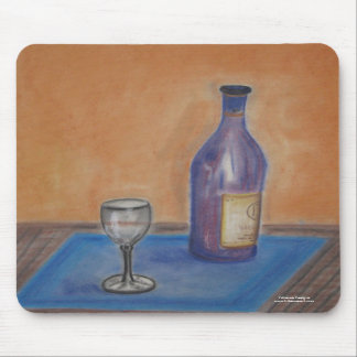 Mousepad: original art designs Wine glass still Mouse Mat