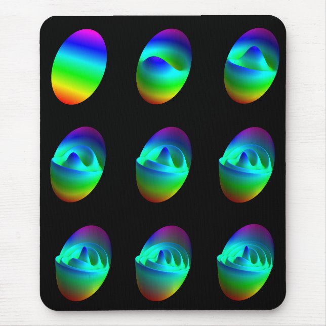 Mousepad: patterns in Zernike's polynomials Mouse Mat (Front)