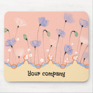 Mousepad - PEG theme with poppies