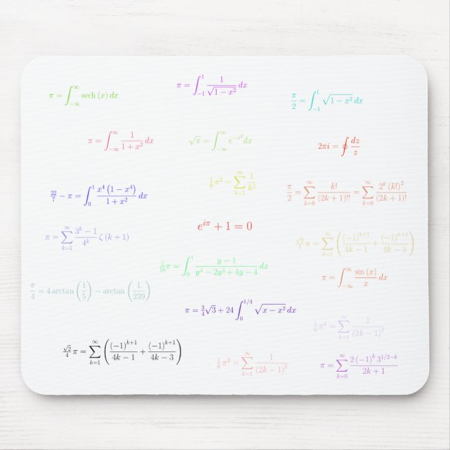 Mousepad - pi representations (Front)