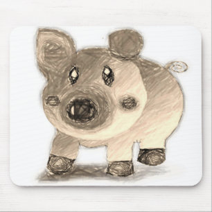 Mousepad Pig