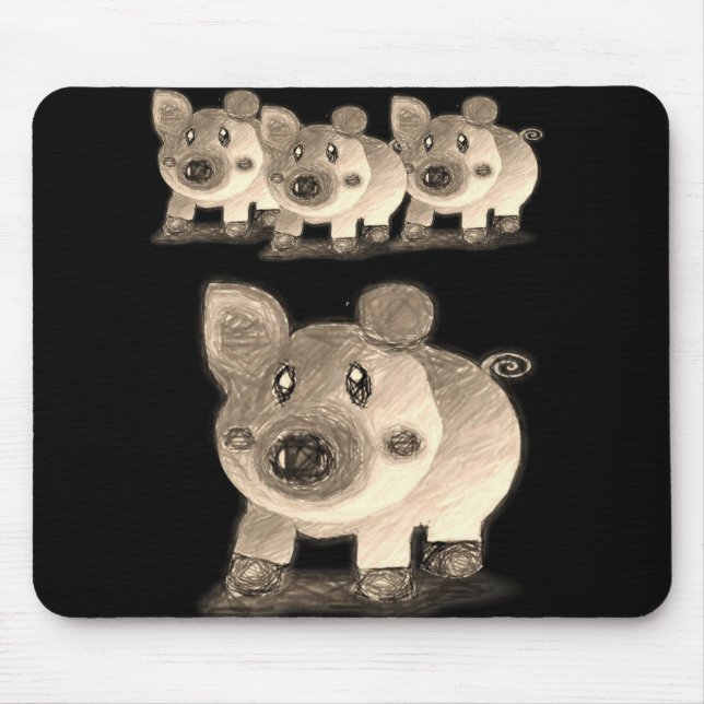 Mousepad Pig (Front)