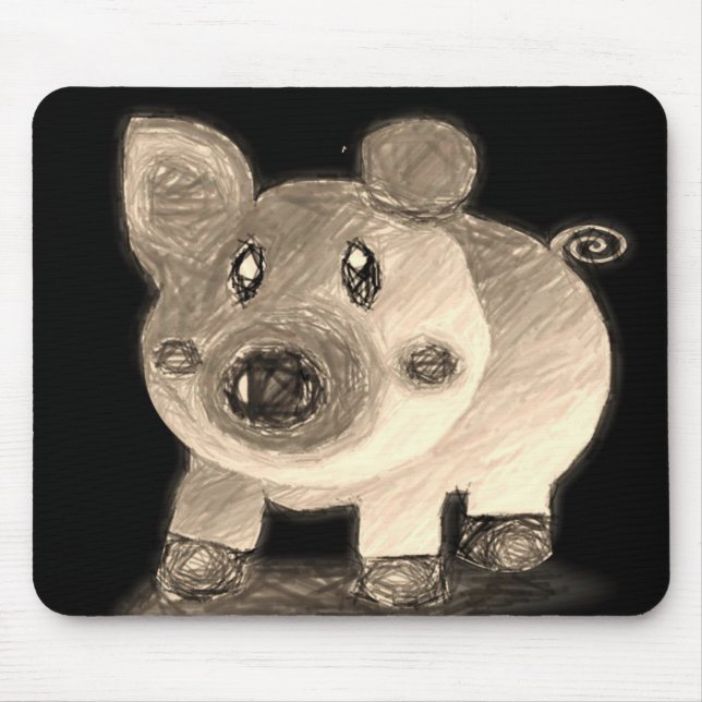 Mousepad Pig (Front)