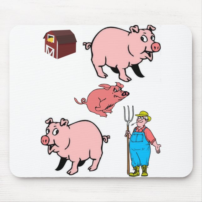 Mousepad Pig (Front)