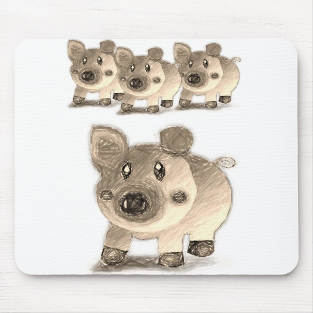 Mousepad Pig (Front)