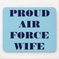 Mousepad Proud Air Force Wife