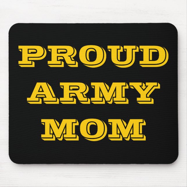 Mousepad Proud Army Mum (Front)