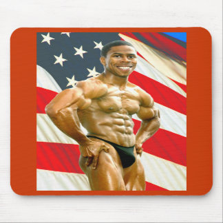 Mousepad, QFLAG, red border Mouse Mat