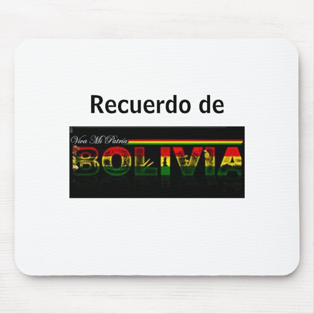 Mousepad recuerdo de Bolivia (Front)