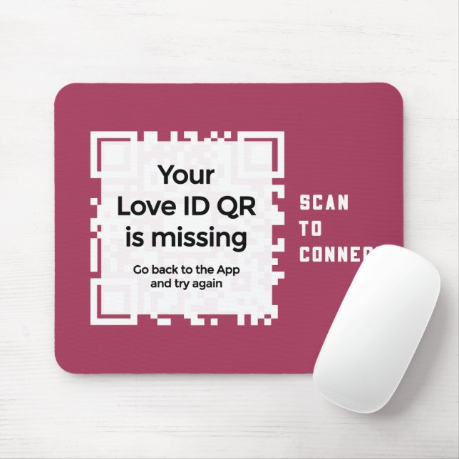 Mousepad - RED - QR - PURE Collection (With Mouse)